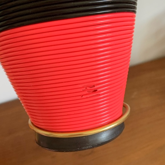 3 Vintage Viresa Plastic Woven Wicker Bottles 🌻 - Picture 9 of 10